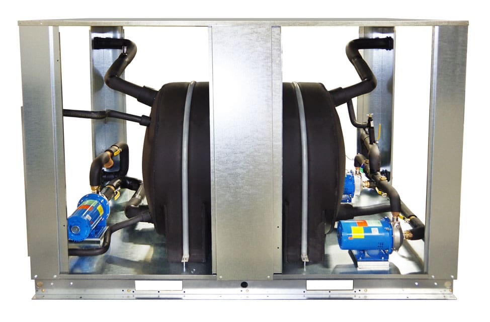 200 Gallon Dual Pump Tank Side Panels Removed