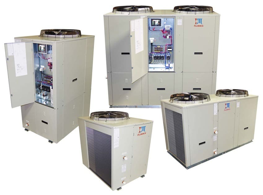 An image showcasing three distinct types of air conditioning units, highlighting their unique designs and functionalities.