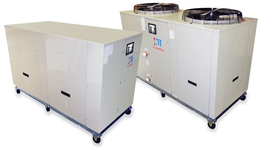 Portable Air & Water Cooled Chillers, Chiller Model PZWPT9S and PZAPT11S