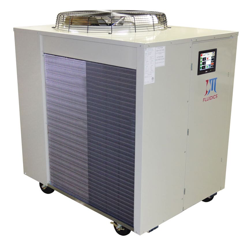 Water-Cooled Weiss Series Chillers Model PZAPT5SF5 Front Condenser Side