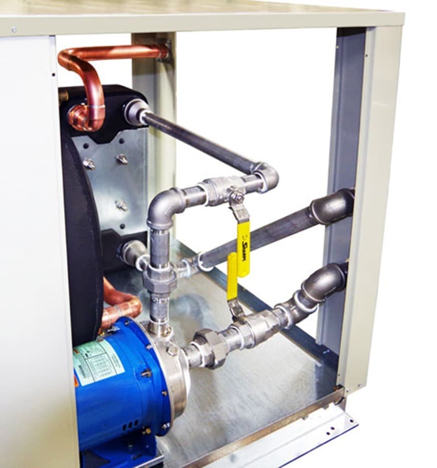 Stainless Steel Piping and Nickel Brazed Fluid to Fluid Heat Exchanger