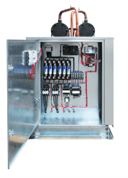 Inside Control Cabinet shown