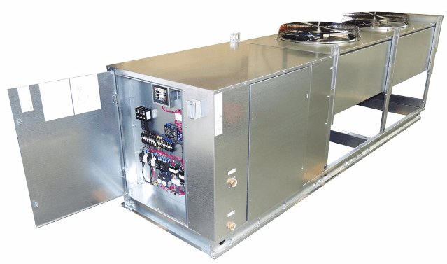 Air-Cooled 22 Ton Chiller with Stainless Steel Tank Standard Packaged Chiller Up to 105º