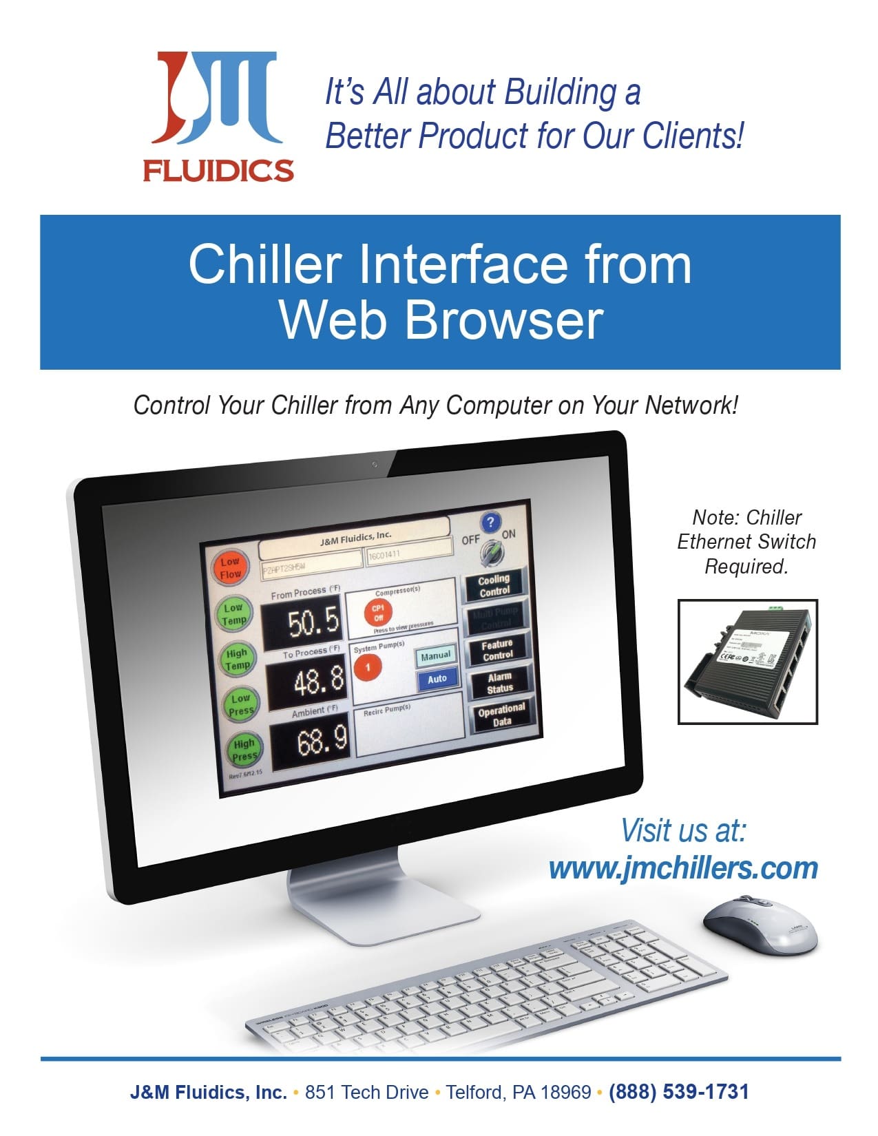 Control Your Chiller from Any Computer on Your Network