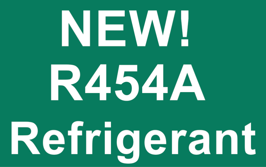 New R454A Low Ambient Refrigerant A2L Listing Global Warming Compliant